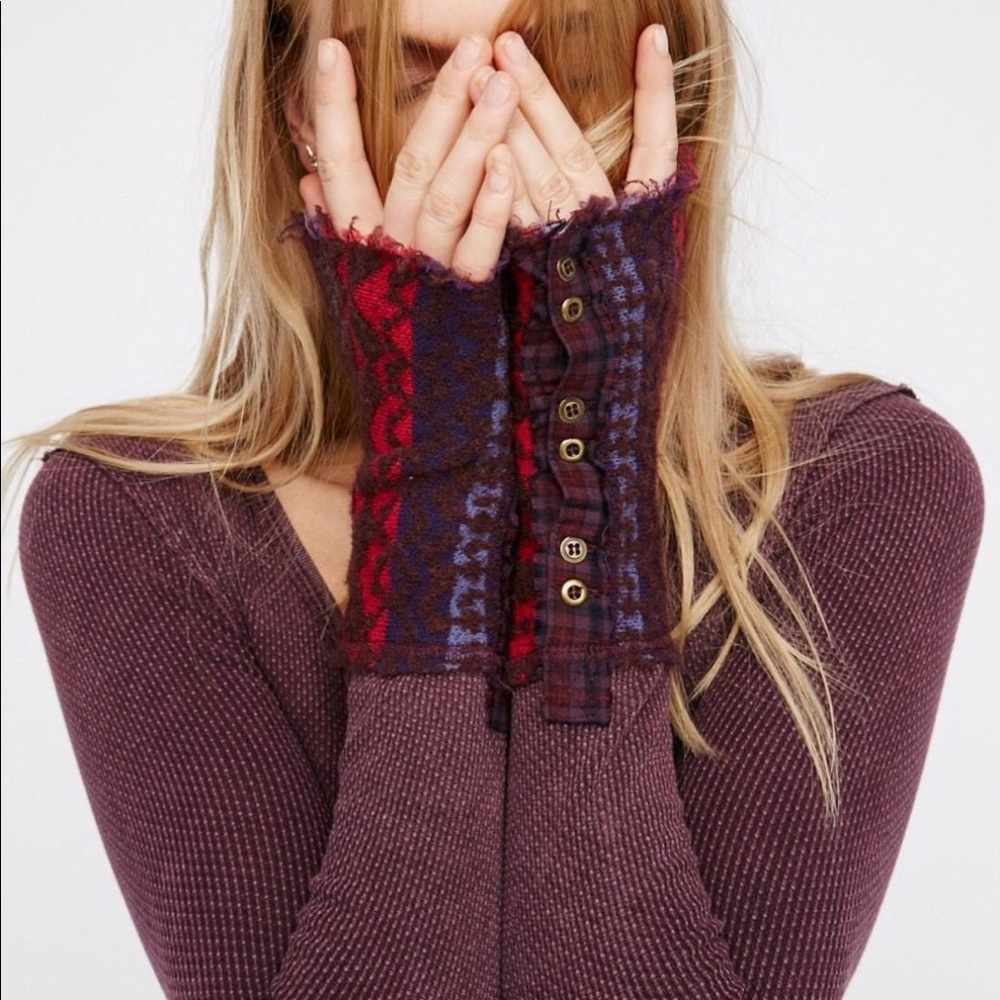 Free people “Art School” long sleeve v-neck